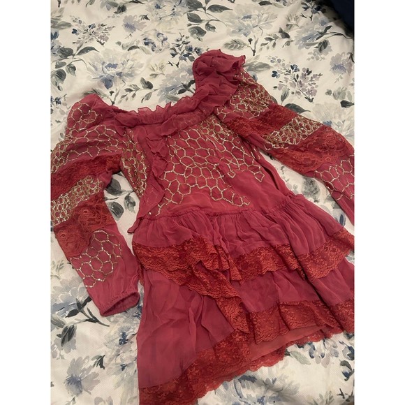 Loveshackfancy Angora Dress In Wild Rose - Picture 7 of 10